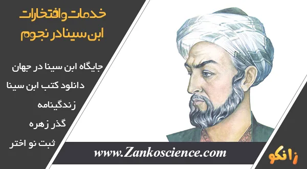 خدمات و افتخارات ابن سینا در نجوم